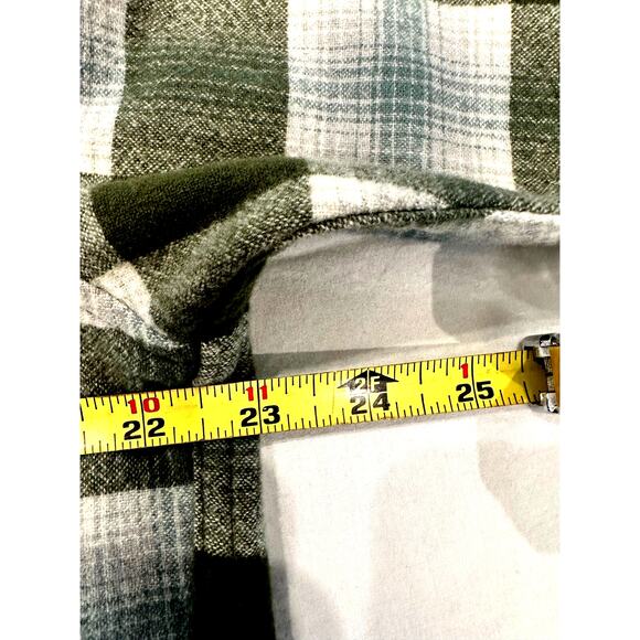 PENDLETON 'Maverick' Merino 100% Wool Plaid Shirt Button Pockets-Men's Size L - Picture 6 of 11